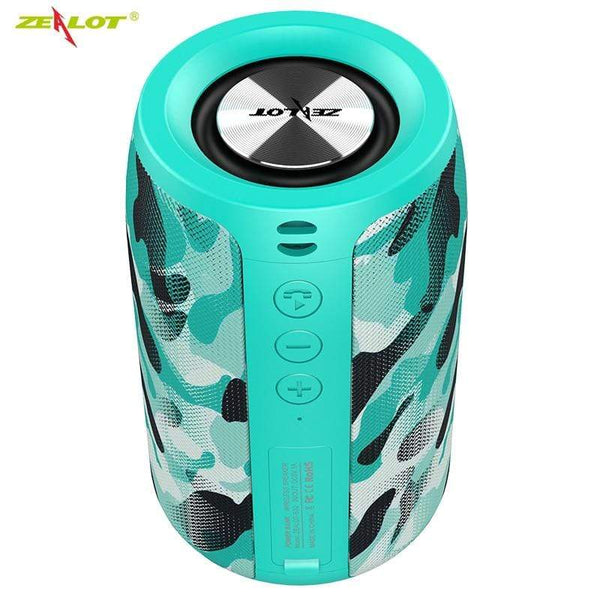 Planet Gates ZEALOT S32 Wireless Bluetooth Speaker Mini Portable HIFI Subwoofer Speaker with fm Radio Column Support TF, TWS, USB Flash Drive