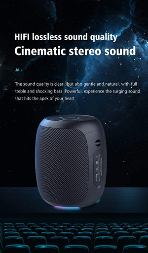 Planet Gates Zealot S53 Portable Wireless Speaker Bluetooth Column Waterproof HIFI Lossless Sound Quality Stereo Subwoofer Loudspeaker