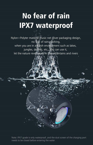 Planet Gates Zealot S53 Portable Wireless Speaker Bluetooth Column Waterproof HIFI Lossless Sound Quality Stereo Subwoofer Loudspeaker