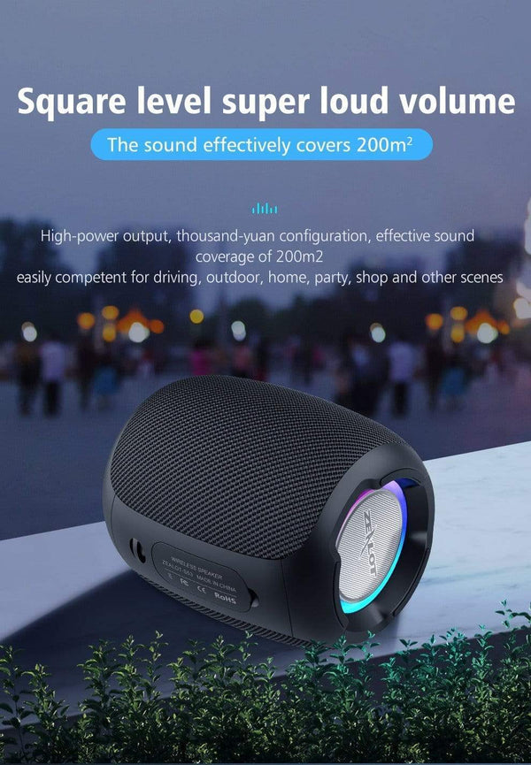 Planet Gates Zealot S53 Portable Wireless Speaker Bluetooth Column Waterproof HIFI Lossless Sound Quality Stereo Subwoofer Loudspeaker
