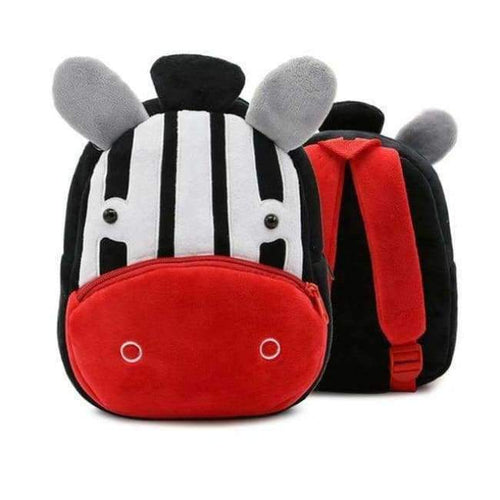 Planet Gates Zebra Children School Backpack Cartoon Rainbow Unicorn Design Soft Plush Material For Toddler Baby Girls Kindergarten Kids School Bags