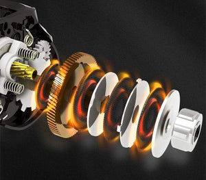 Planet Gates Zephyr Bait Finesse System BFS Baitcasting Fishing Reel  4.5KG 7 Ball Bearings 7.2:1 Gear Ratio Carbon Fishing Coil