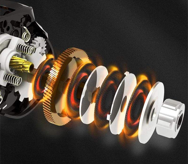 Planet Gates Zephyr Bait Finesse System BFS Baitcasting Fishing Reel  4.5KG 7 Ball Bearings 7.2:1 Gear Ratio Carbon Fishing Coil