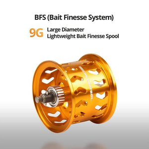 Planet Gates Zephyr Bait Finesse System BFS Baitcasting Fishing Reel  4.5KG 7 Ball Bearings 7.2:1 Gear Ratio Carbon Fishing Coil