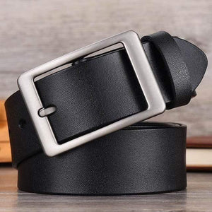 Men Belt High Quality Cow Genuine Leather Luxury Strap Male Belts For Men New Fashion Classic Vintage Pin Buckle