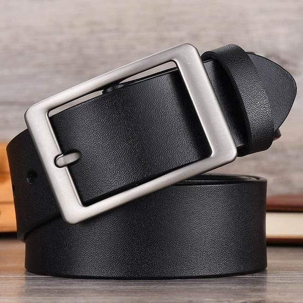 Men Belt High Quality Cow Genuine Leather Luxury Strap Male Belts For Men New Fashion Classic Vintage Pin Buckle