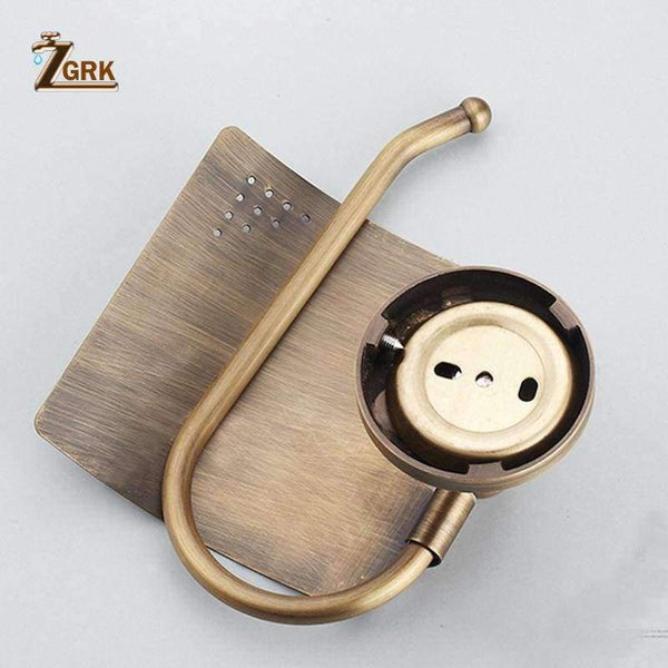 Planet Gates ZGRK Paper Holders Solid Brass Gold Paper Roll Holder Toilet Paper Holder Tissue Holder Restroom Bathroom Accessories