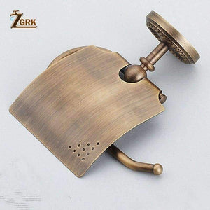 Planet Gates ZGRK Paper Holders Solid Brass Gold Paper Roll Holder Toilet Paper Holder Tissue Holder Restroom Bathroom Accessories