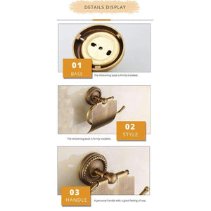 Planet Gates ZGRK Paper Holders Solid Brass Gold Paper Roll Holder Toilet Paper Holder Tissue Holder Restroom Bathroom Accessories