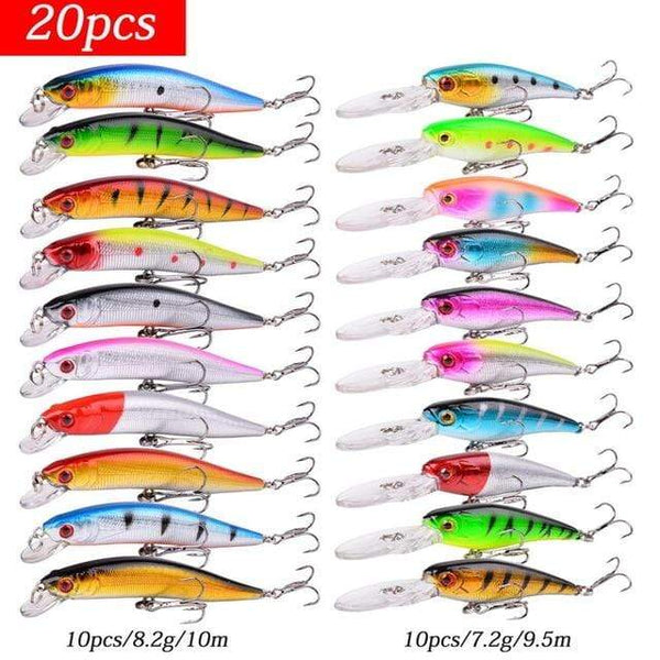 Planet Gates ZH0012 Fishing Lure Set Fishing Hard Bait Mini Minnow Floating Swing Crankbait Crazy Wobblers Artificial Bionic Crank Lures