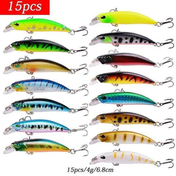 Planet Gates ZH0074 Fishing Lure Set Fishing Hard Bait Mini Minnow Floating Swing Crankbait Crazy Wobblers Artificial Bionic Crank Lures