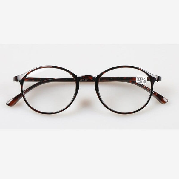 Planet Gates Zilead Retro Ultra Light Round Leopard Reading Glasses Women&Men Eyewear Glasses Presbyopia+1.0+1.5+2.0+2.5+3.0+3.5+4.0