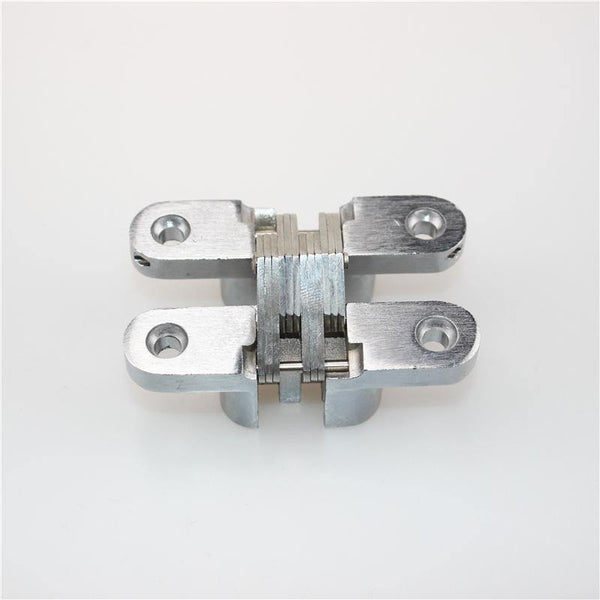 Planet Gates Zinc Alloy Hidden Hinges 19x95MM Invisible Concealed Folding Door Hinge With Screw For Furniture Hardware
