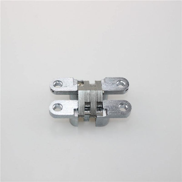 Planet Gates Zinc Alloy Hidden Hinges 19x95MM Invisible Concealed Folding Door Hinge With Screw For Furniture Hardware