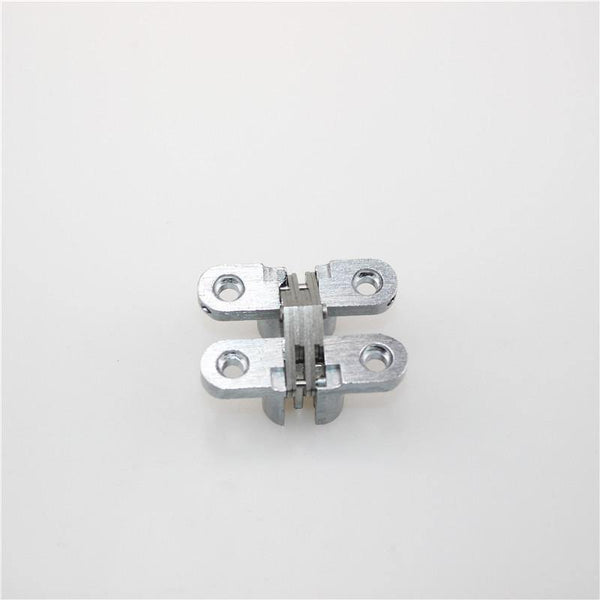 Planet Gates Zinc Alloy Hidden Hinges 19x95MM Invisible Concealed Folding Door Hinge With Screw For Furniture Hardware