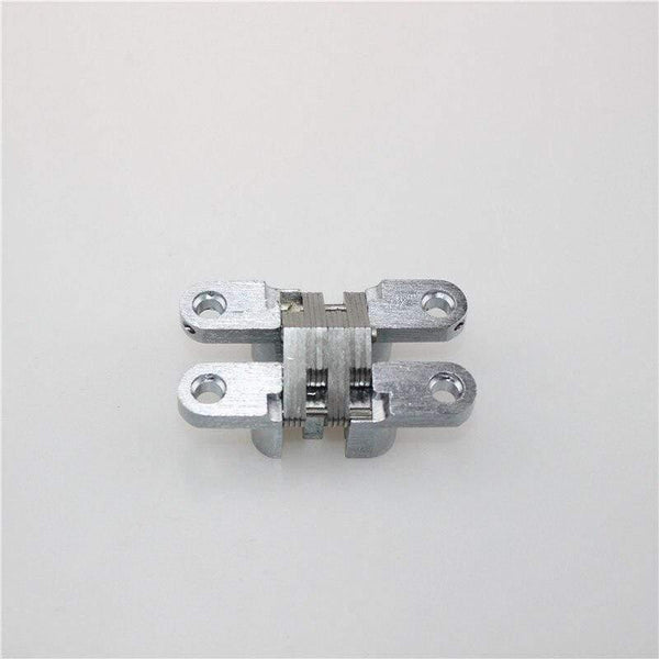 Planet Gates Zinc Alloy Hidden Hinges 19x95MM Invisible Concealed Folding Door Hinge With Screw For Furniture Hardware