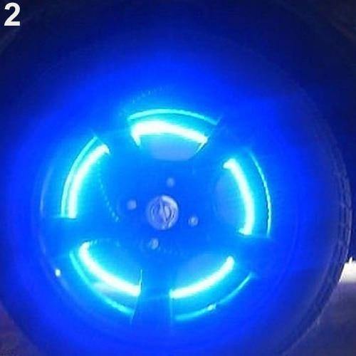 Planet Gates Blue Zinc Alloy Multicolor Wheel Car Lights Tire Valve Tyres Intelligent Cool Zinc Alloy Lamp