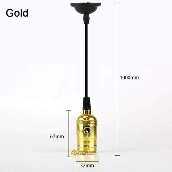 Planet Gates Zip Gold / E27 Retro Lampa E27 Vintage Žárovka 220V Žárovka Spirálová Víla Světlo LED Edison Žárovka Lampada Ampoule Bombillas