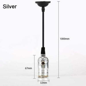 Planet Gates Zip Sliver / E27 Retro Lampa E27 Vintage Žárovka 220V Žárovka Spirálová Víla Světlo LED Edison Žárovka Lampada Ampoule Bombillas