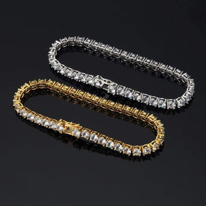 Planet Gates Zircon fashion 1 Row 5mm width Link chain CZ Bracelets Hiphop jewelry gift for unisex