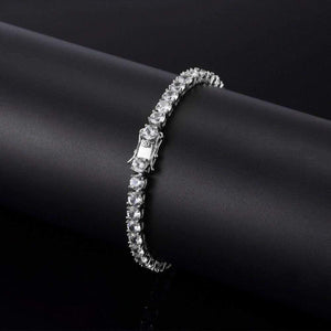 Planet Gates Zircon fashion 1 Row 5mm width Link chain CZ Bracelets Hiphop jewelry gift for unisex