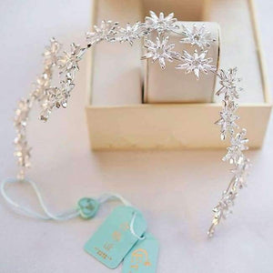 Planet Gates Zircon Tiara Star Zirconia Crown Wedding Hair Accessories Bride CZ Coroa Novia Diadem Headpiece WIGO1244