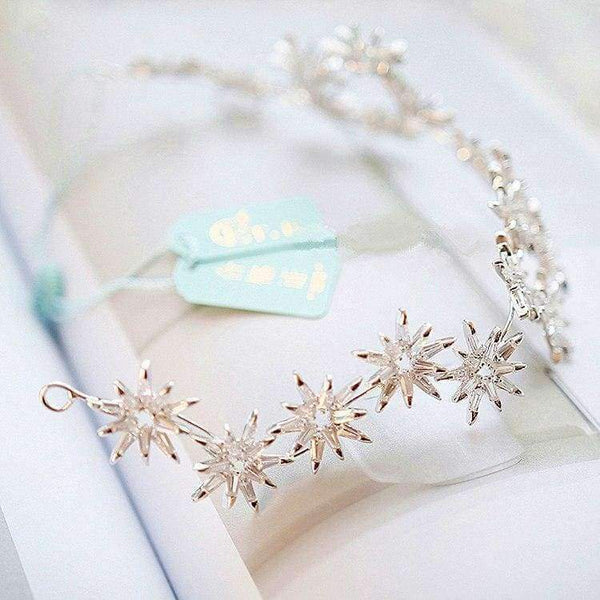 Planet Gates Zircon Tiara Star Zirconia Crown Wedding Hair Accessories Bride CZ Coroa Novia Diadem Headpiece WIGO1244