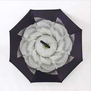 Planet Gates zizihua Reverse Folding Double Layer Inverted Umbrella Self Stand rain/sun women/men high quality 2017 Child dropshipping