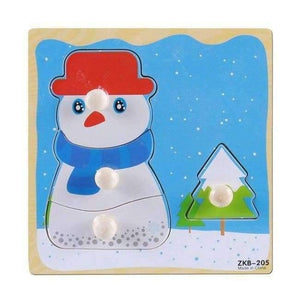 Planet Gates ZKB-205 Baby Hand Grasp Wooden Puzzle Toys Tangram Jigsaw Board Cartoon Vehicle Marine Animal Puzzle Toys Montessori Educational Toy H63