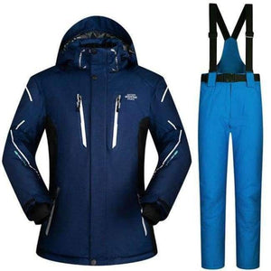 Planet Gates ZN And Blue / XL Mens Ski Jacket And Pant Outdoor Sport Wear Waterproof Super Warm Snow Snowboard Suit Thicken Cross Country Skiing Clothes Brand