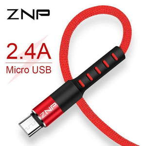 Planet Gates ZNP 1m Micro USB Cable for Xiaomi Redmi Note 5 Pro 4 LG Reversible Micro USB Charger Data Cable for Samsung S7 Mobile Phone
