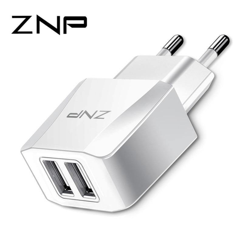Planet Gates ZNP 2 Port USB Charger Mobile Phone USB Charger Fast Charging Wall Charger For iPhone Samsung Xiaomi 2.1A Max Charger