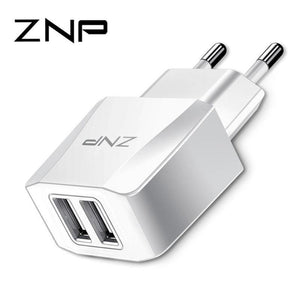 Planet Gates ZNP 2 Port USB Charger Mobile Phone USB Charger Fast Charging Wall Charger For iPhone Samsung Xiaomi 2.1A Max Charger