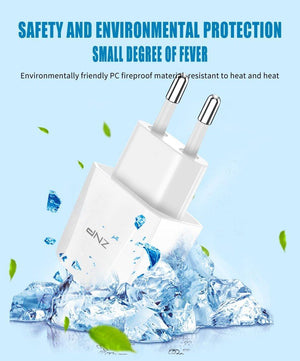 Planet Gates ZNP 2 Port USB Charger Mobile Phone USB Charger Fast Charging Wall Charger For iPhone Samsung Xiaomi 2.1A Max Charger