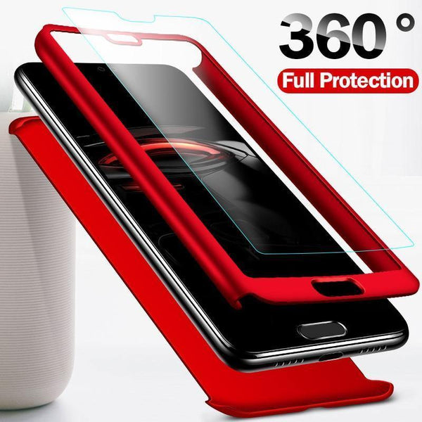 Planet Gates ZNP 360 Degree Full Cover Case For Huawei P9 P10 P20 Lite Cases With Glass For Huawei P10 P20 Plus Honor 9 9 Lite Phone Case
