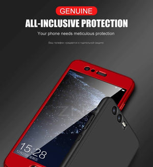 Planet Gates ZNP 360 Degree Full Cover Case For Huawei P9 P10 P20 Lite Cases With Glass For Huawei P10 P20 Plus Honor 9 9 Lite Phone Case