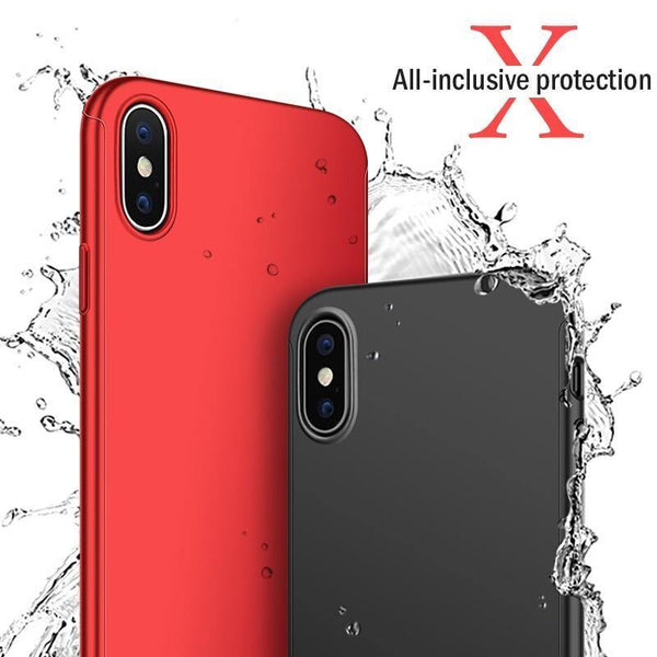 Planet Gates ZNP 360 Degree Shockproof Case For iPhone X XR XS Max 8 7 6 6s Plus Full Cover Phone Case For iphone 6 6s 7 8 Cases With Glass