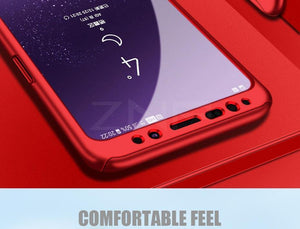 Planet Gates ZNP 360 Degree Shockproof Phone Case For Samsung Galaxy S9 S8 Plus Note 8 9 Cover Shell For Samsung S7 Edge S8 Protection Cases