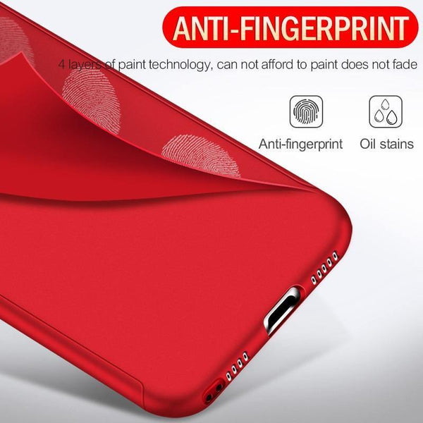 Planet Gates ZNP 360 Degree Shockproof Phone Case For Xiaomi Redmi Note 4 4X Case With Glass Cover For Redmi Note 4 Redmi Note 4X Case Glass