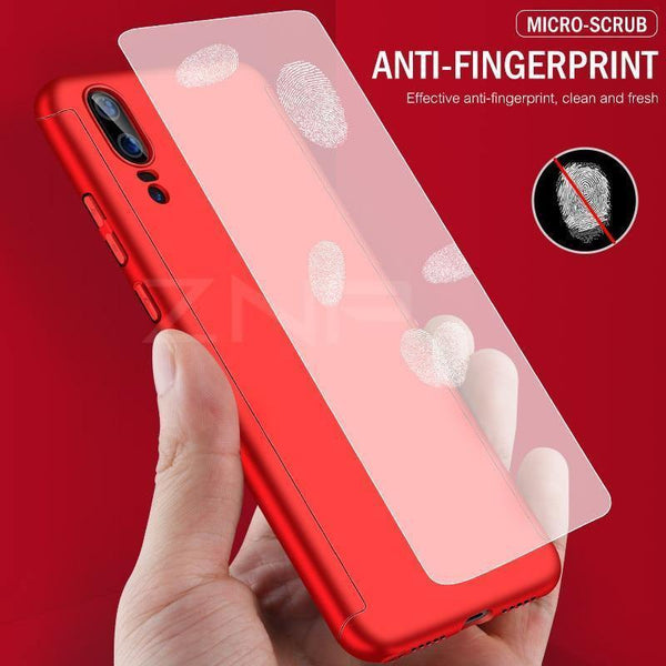 Planet Gates ZNP 360 Full Cover Phone Case For Huawei P9 P10 P20 Mate 9 10 Lite P10 Plus Cases With Glass For Huawei P20 Mate 10 Pro P9 Case