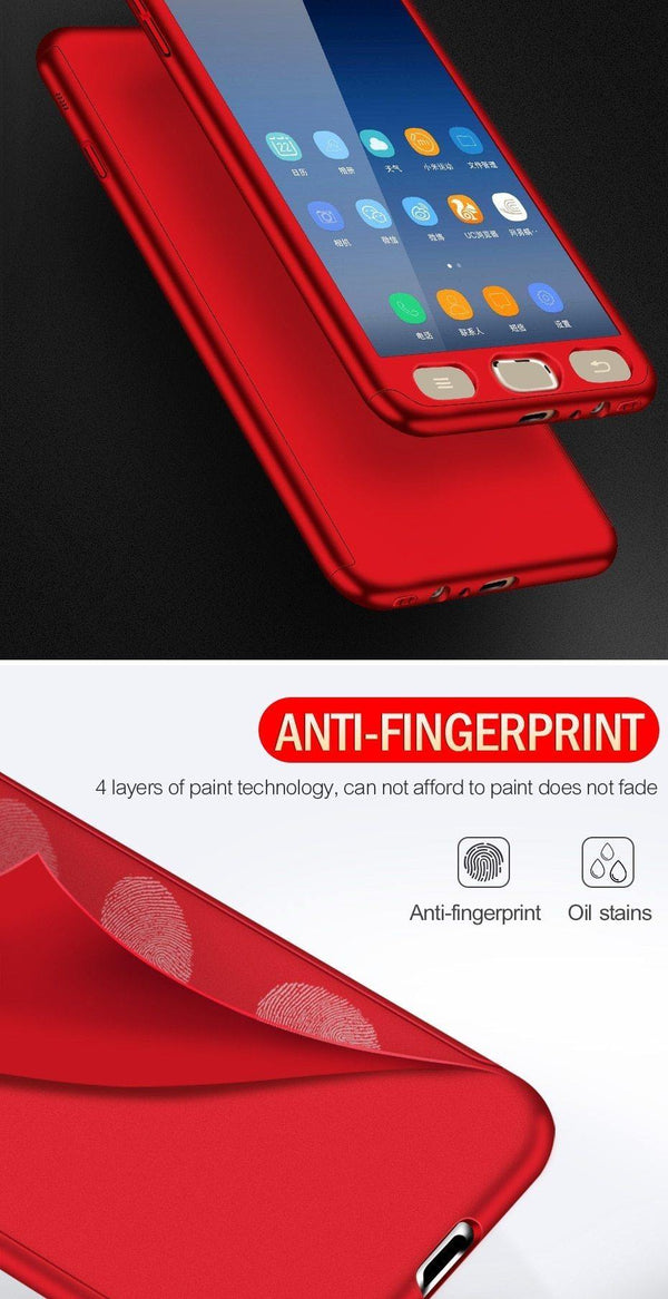 Planet Gates ZNP 360 Full Protection Cover Case For Samsung Galaxy J4 J6 Plus 2018 With Glass Phone Case For Samsung J8 A7 A8 Plus 2018 Case