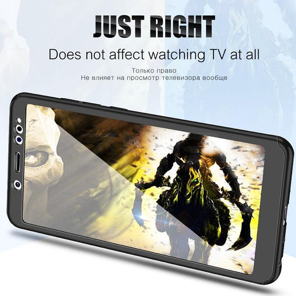 Planet Gates ZNP 360 Protective Full Cover Phone Case For Xiaomi Redmi Note 5 6 Pro 5A S2 4X Case For Redmi 5A 6A 6 Pro 5 Plus With Glass