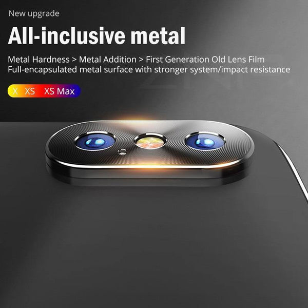Planet Gates ZNP Full Cover Phone Camera Protective Film For iPhone X XS Max XR Phone Camera Screen Protector Case For iPhone 7 8 Plus