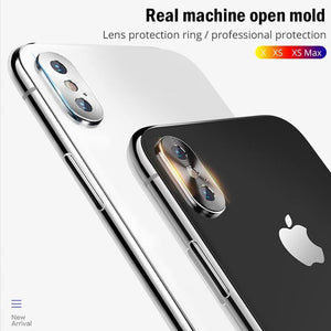 Planet Gates ZNP Full Cover Phone Camera Protective Film For iPhone X XS Max XR Phone Camera Screen Protector Case For iPhone 7 8 Plus