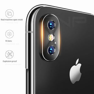 Planet Gates ZNP Full Cover Phone Camera Protective Film For iPhone X XS Max XR Phone Camera Screen Protector Case For iPhone 7 8 Plus