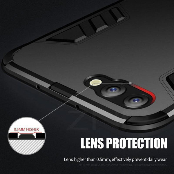 Planet Gates ZNP Full Shockproof Armor Phone Case For Huawei P10 Plus P9 Lite 2017 Matte Protective Cover For Huawei Honor 10 Lite Case Shell