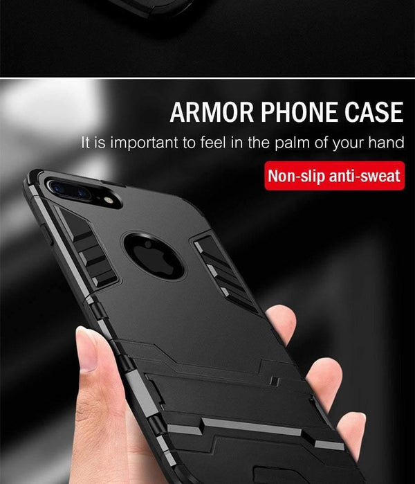 Planet Gates ZNP Full Shockproof Armor Phone Case For iPhone X 6 7 8 Plus Matte Protective Cover Cases For iPhone 8 7 Plus 5 5s SE Case Shell