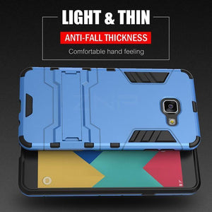 Planet Gates ZNP Full Shockproof Armor Stand Cover Case For Samsung Galaxy A5 A3 A7 A8 Plus Holder Phone Case For Samsung J5 J7 A7 A5 A3 Case