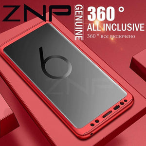 Planet Gates ZNP Luxury 360 Full Degree Cover Phone Case For Samsung S7 Note 8 S7 Edge S9 Case For Samsung Galaxy S9 S8 Plus Shockproof Case