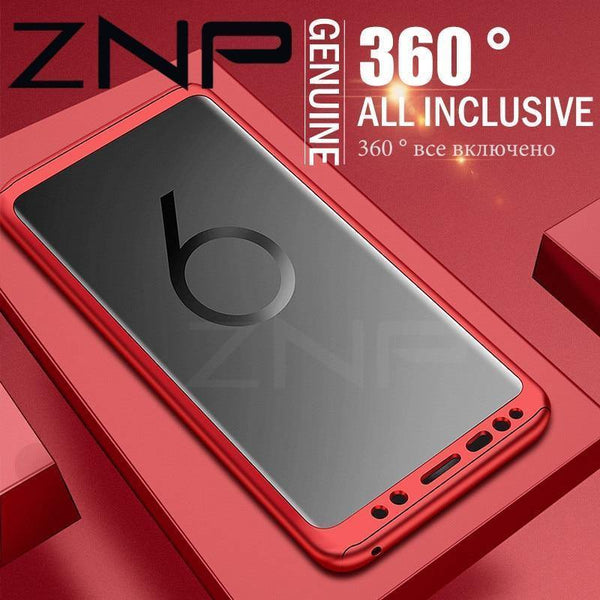 Planet Gates ZNP Luxury 360 Full Degree Cover Phone Case For Samsung S7 Note 8 S7 Edge S9 Case For Samsung Galaxy S9 S8 Plus Shockproof Case